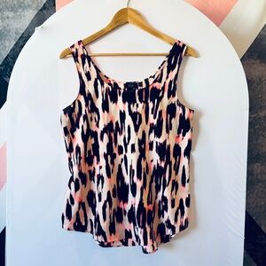 Apt. 9 Multicolor Animal Print Tank Top
